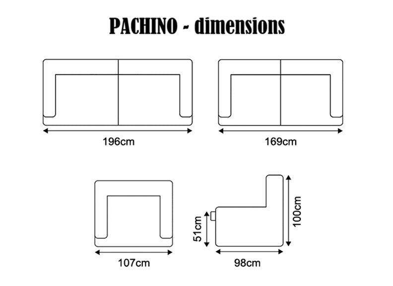 Pachino Fabric Powered Reclining Armchair with Pocket Sprung Seating & USB Ports – Slate Blue