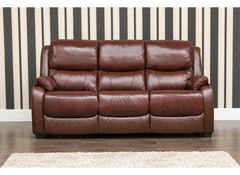 Parker Tabac Half Leather Sofa