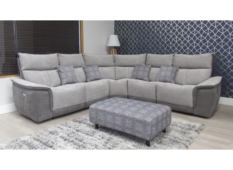 Poppy Grey Set W/Corner Sofa