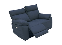 Positano Indigo Blue Powered Two Seat Sofa