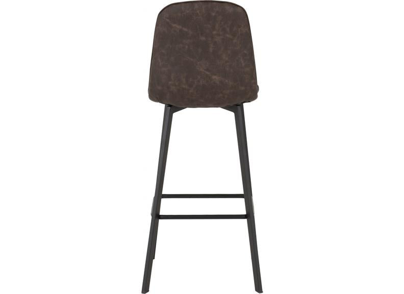 Quebec Brown Bar Stool - rear