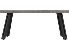Quebec Concrete Effect Coffee Table - side