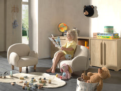 Rocky Sofa Simple Mini Bouclé Davis Beige (VIP)