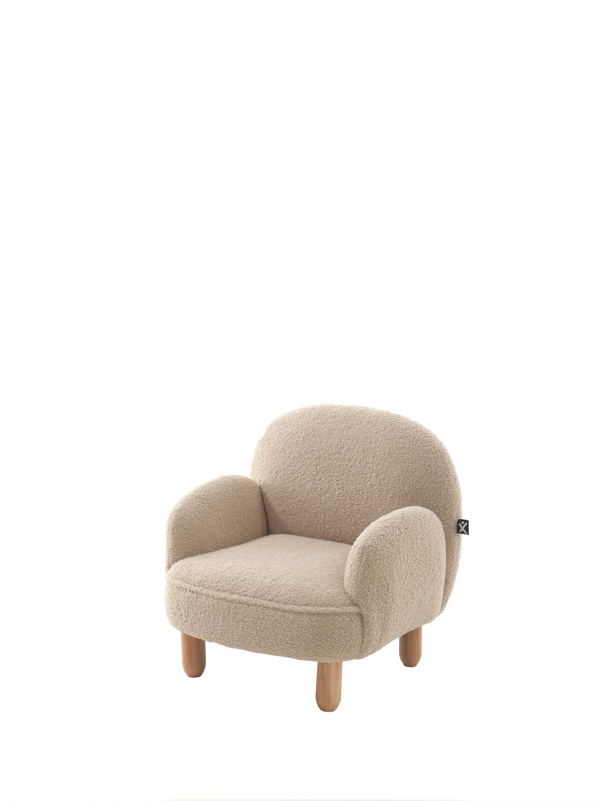 Rocky Sofa Simple Mini Bouclé Davis Beige (VIP)