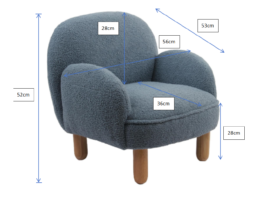 Rocky Sofa Simple Mini Bouclé Davis Beige (VIP)