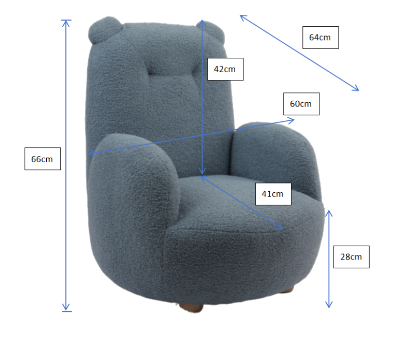 Rocky Sofa Bear Mini Bouclé Davis Beige (VIP)