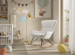 Rocky Coloured Fabric Rocking Chairs(Pre-Order For Mar 2024)