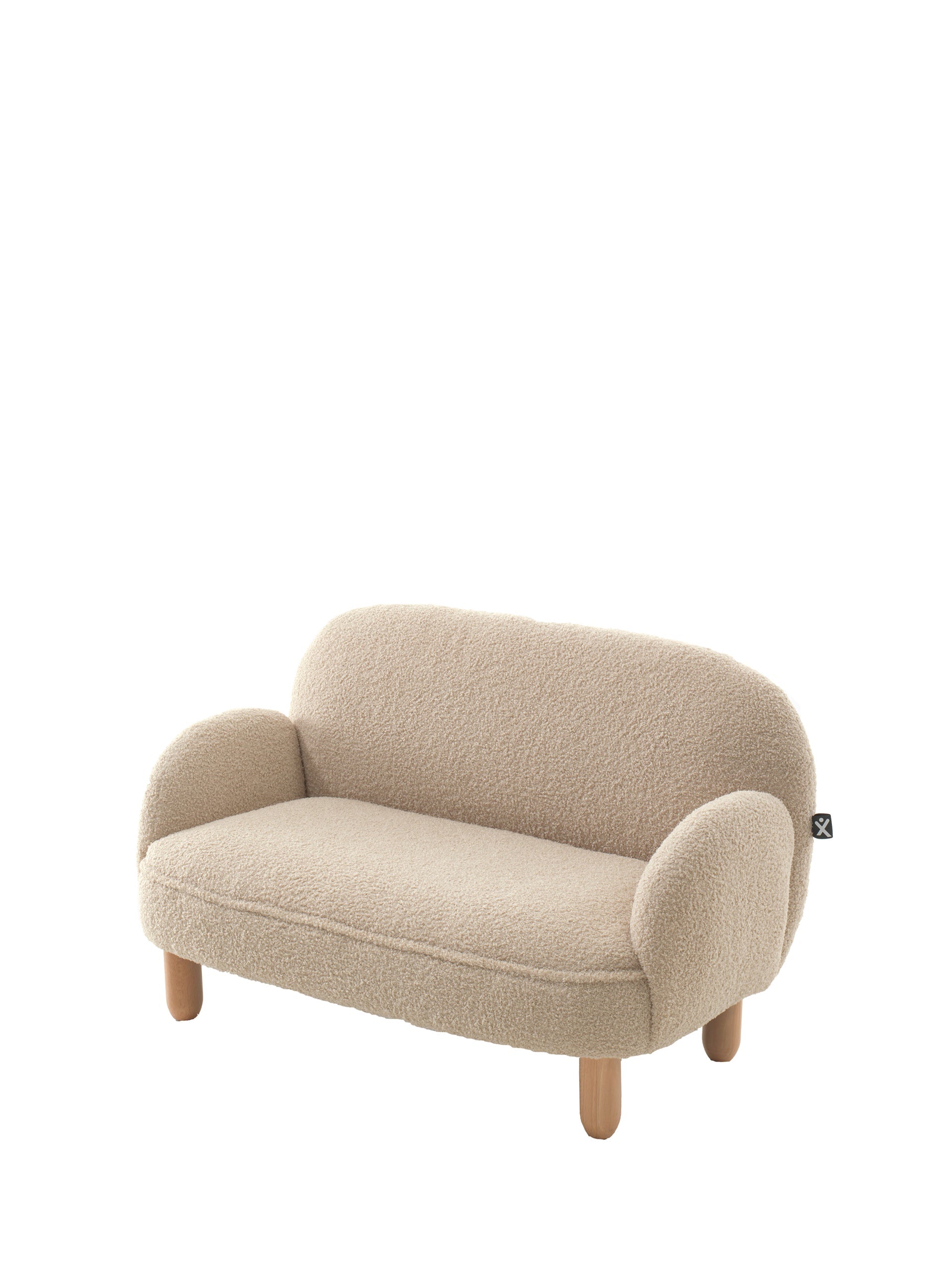 Rocky Sofa Double Mini Bouclé Davis Beige (VIP)