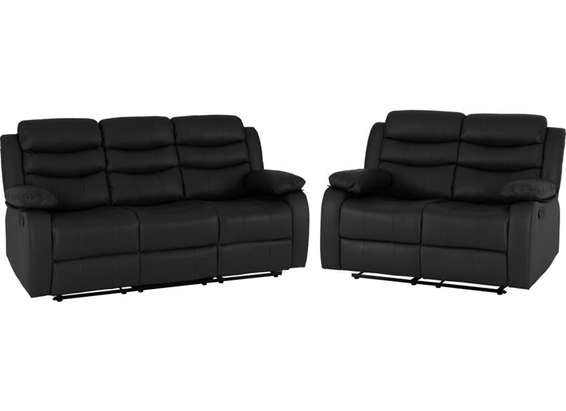 Roma Manual Reclining 2RR+3RR Sofas - Manual Recliner Living Room Sofa Set