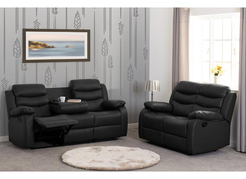 Roma Manual Reclining 2RR+3RR Sofas - Manual Recliner Living Room Sofa Set