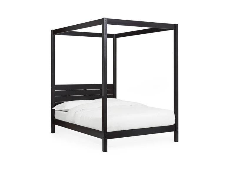 Roxanne Black Canopy Bed
