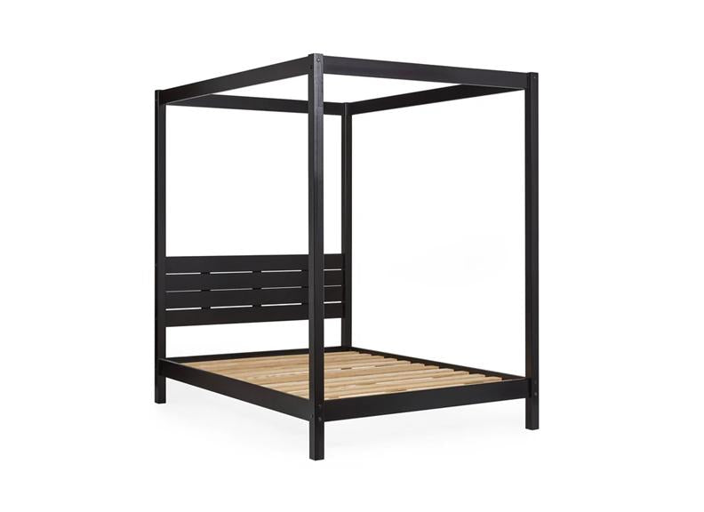 Roxanne Black Canopy Bed