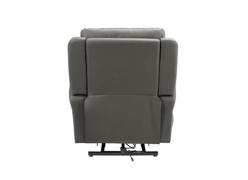 Russo Leather Lift & Rise Armchair - Ash Grey
