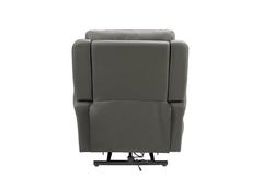 Russo Leather Lift & Rise Armchair - Ash Grey