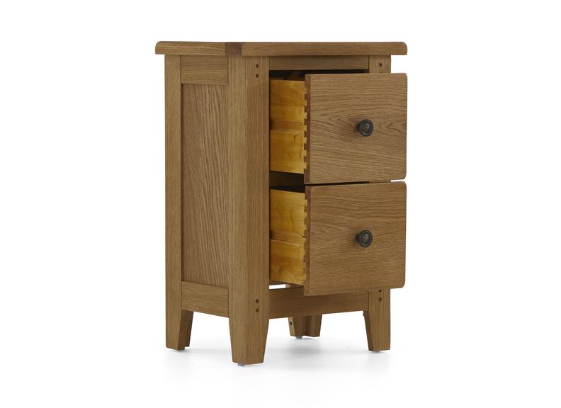 Burford Narrow Bedside - open