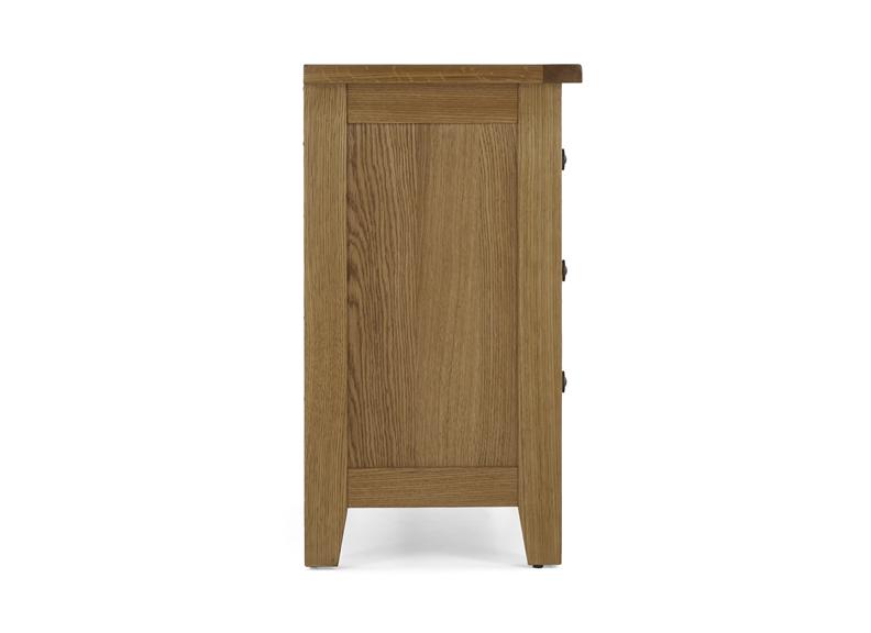 Burford Three Drawer Chest - side