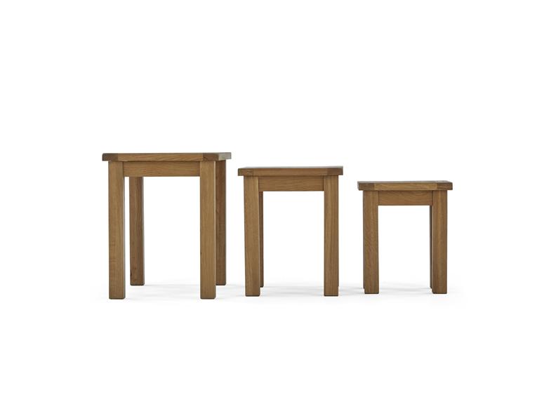 Burford Nest Of Three Tables - open