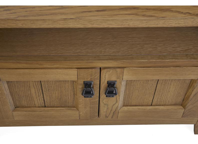Burford Corner TV Unit - with doors - detail - view