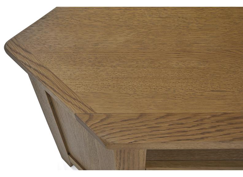 Burford Corner TV Unit - with drawers - detail - top