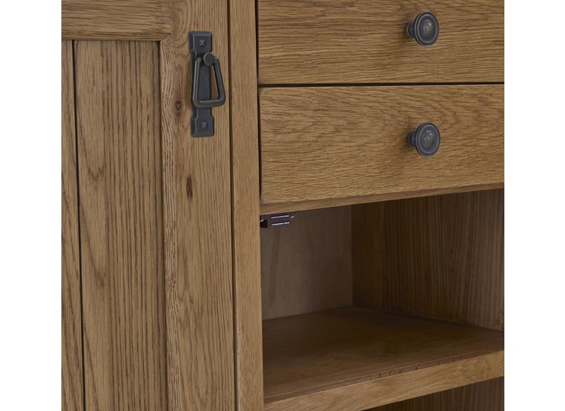 Burford Two Door Small Sideboard - front detail