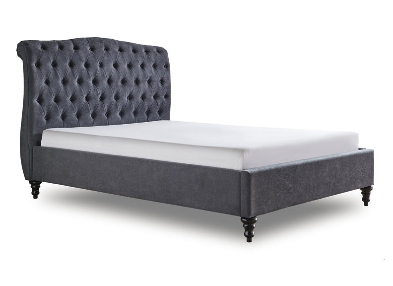 Rosa Dark Grey Bed