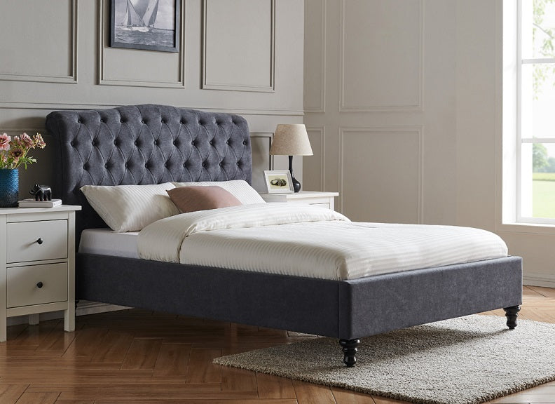 Rosa Dark Grey Bedroom