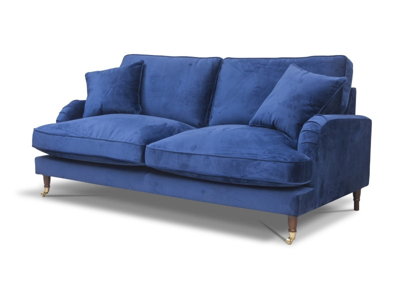 Rupert Navy Three Seat Sofa - 1