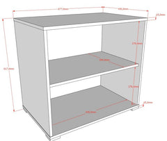 Sam Bookcase For Mid Sleeper Oak (VIP)