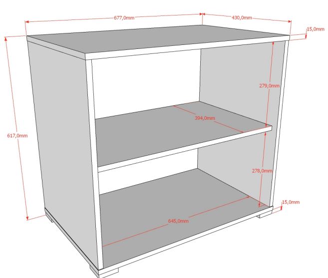 Sam Bookcase For Mid Sleeper White (VIP)