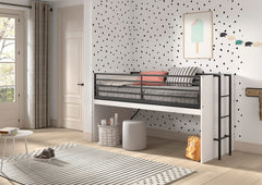 Sam Mid Sleeper Bed(85) 90 X 200 Cm White (VIP)