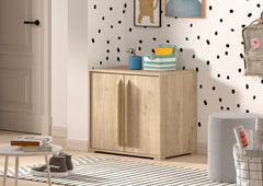 Sam Chest Of 2 Doors For Mid Sleeper Oak (VIP)
