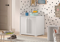 Sam Chest Of 2 Doors For Mid Sleeper White (VIP)