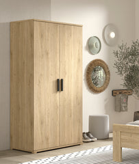 Sam 2 Door Wardrobe Oak (VIP)