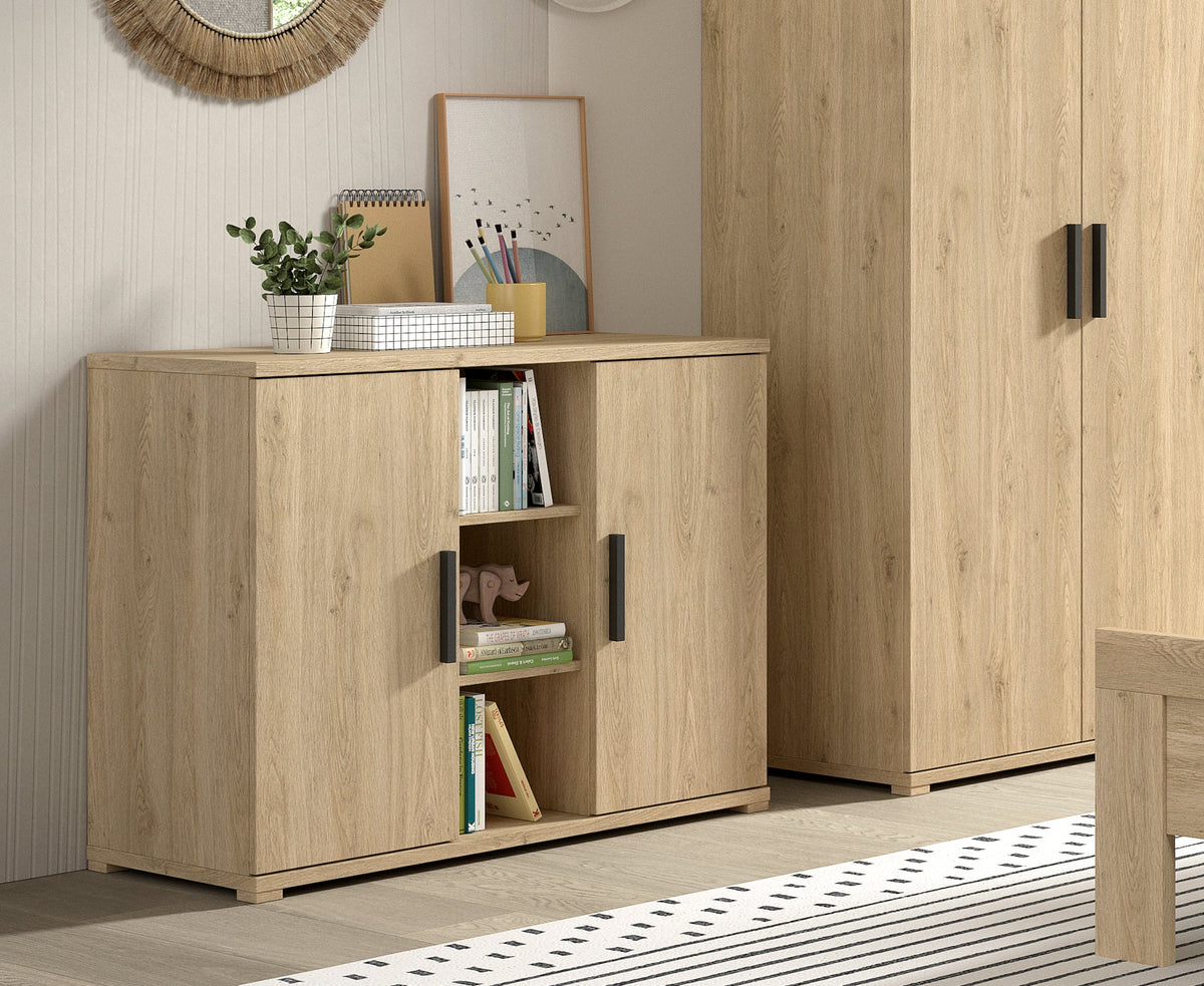 Sam Chest Of 2 Doors Oak (VIP)