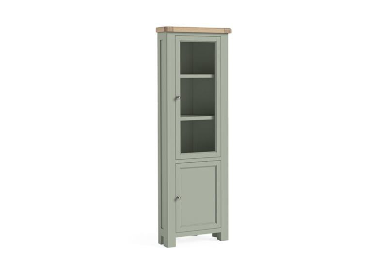 Salcombe Sage Corner Display Unit - c/o