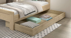 Sam Bed Drawer 90 X 190 Cm Oak (VIP)