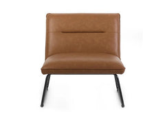 Saxon Faux Leather Lounge Chairs
