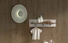 Sezane Wall Shelf Clay/Walnut (VIP)