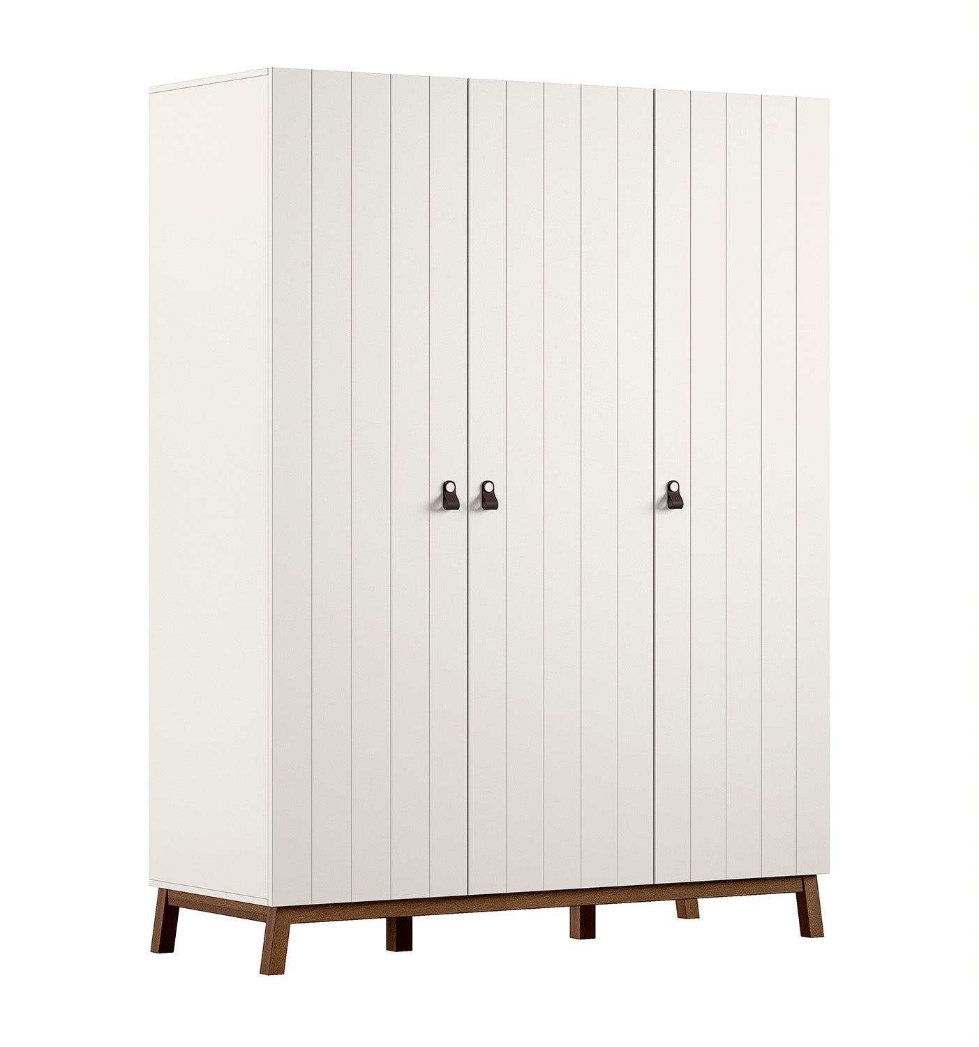 Sezane 3 Door Wardrobe Clay/Walnut (VIP)
