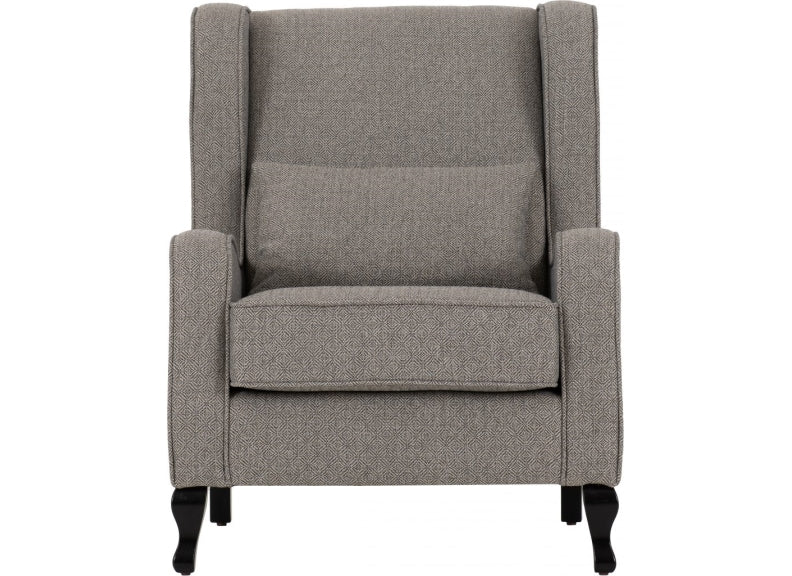 Sherborne Grey Fabric Armchair - 1