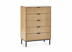 Sia Five Drawer Chest Of Drawers - 1