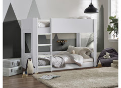 Solomon White Bunk Bed - room -1