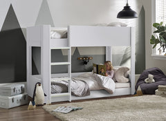 Solomon All-White Bunk Bed