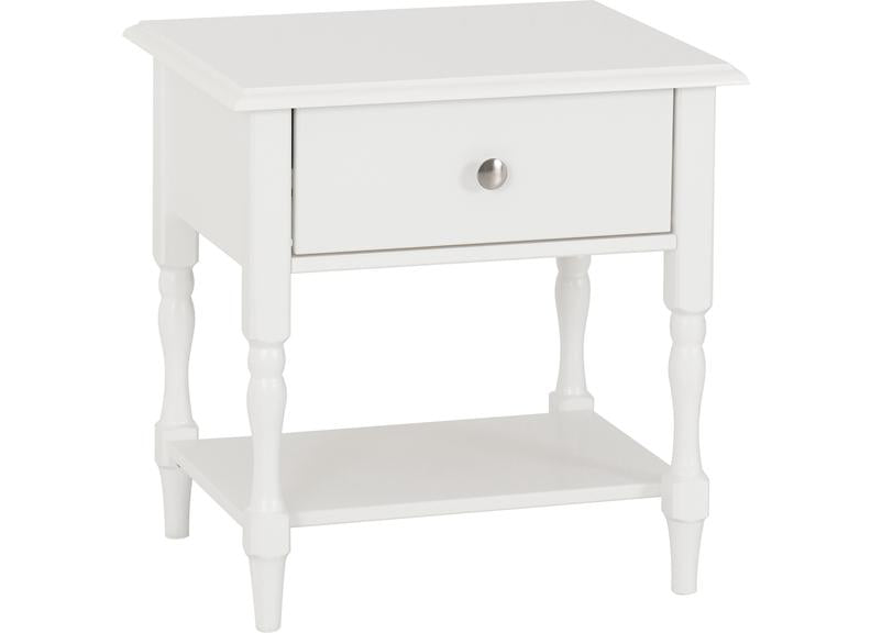 Stratford Bedside Table with Drawers & Shelf – Modern Storage Nightstand for Bedroom