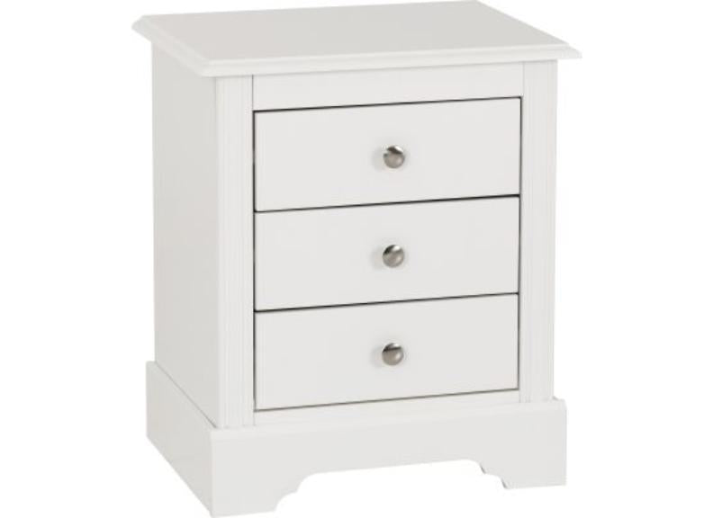 Stratford Three Drawer Bedside – Modern Storage Nightstand for Bedroom (Pre-Order Only)
