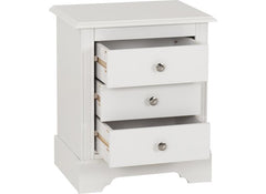 Stratford Three Drawer Bedside – Modern Storage Nightstand for Bedroom (Pre-Order Only)