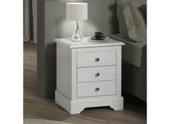 Stratford Three Drawer Bedside – Modern Storage Nightstand for Bedroom (Pre-Order Only)