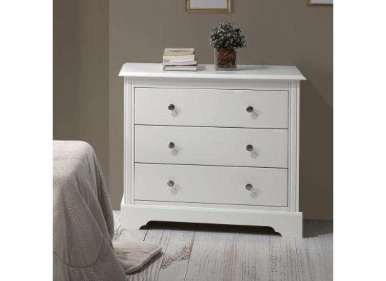 Stratford Three Drawer Bedroom Chest – Modern Storage for Bedrooms