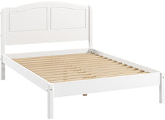 Stratford Bedframe – White Bedframe With Arched Headboard