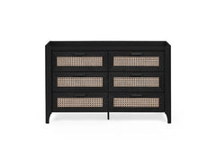 Sydney Black Ash Six Drawer Chest